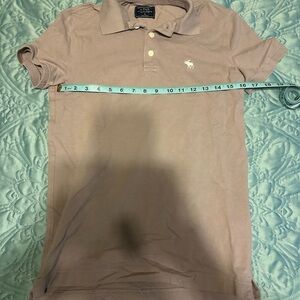 NWOT Abercrombie & Fitch Men's Polo Shirt - Light Brown
